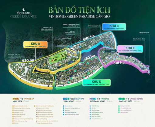 Chuỗi tiện ích quốc tế của Vinhomes Green Paradise