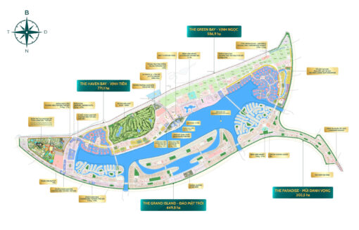 Mặt bằng Vinhomes Green Paradise Cần Giờ
